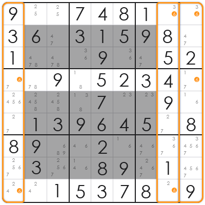 sudoku naked pairs technique